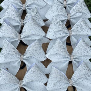 Rhinestone Cheer/Dance Competition Bling Bow-multiple colors