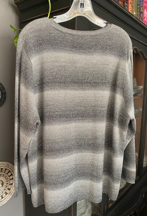 Plus Size Silver Sweater Size 1X - Etsy