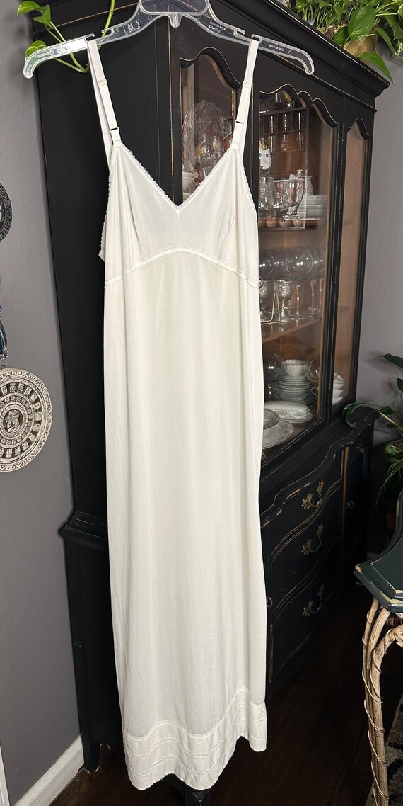 cream colored vintage slip Gem