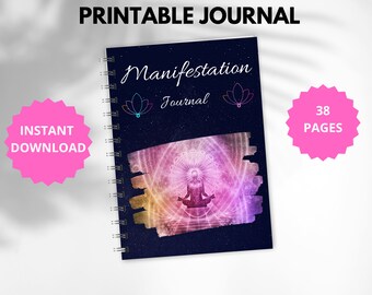 Fulfill Your Dreams Manifestation Journal Digital Download