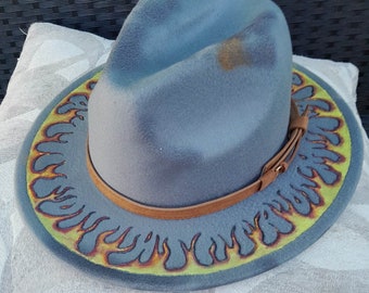 Burned hat