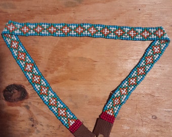 Beaded Hatband Handmade