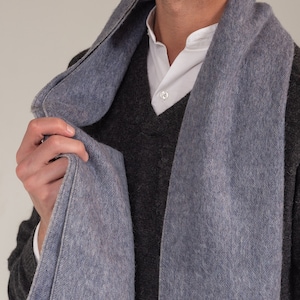 Bufanda de alpaca unisex: 100% bebé, cálida y suave - comercio justo desde Perú