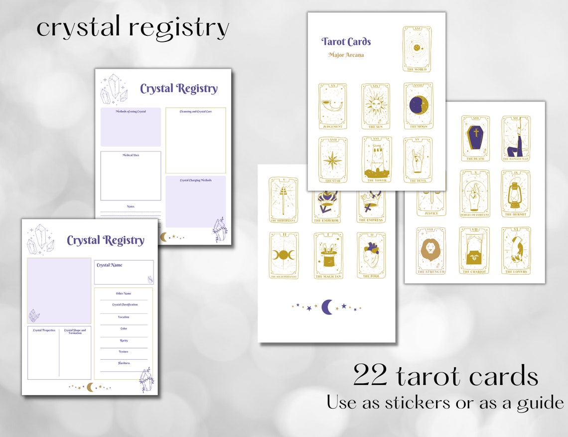 2023 2024 2025 Modern Witch Planner Printable Bundle Witchy Etsy