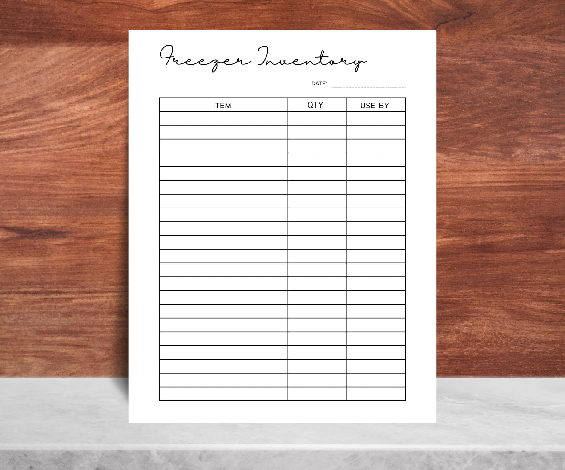Printable Freezer Inventory | Kitchen Inventory | Inventory Tracker ...