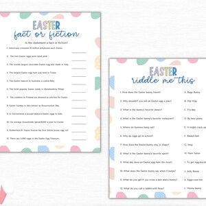 Printable Easter Party Game Bundle | Family Game Night | Easter ...