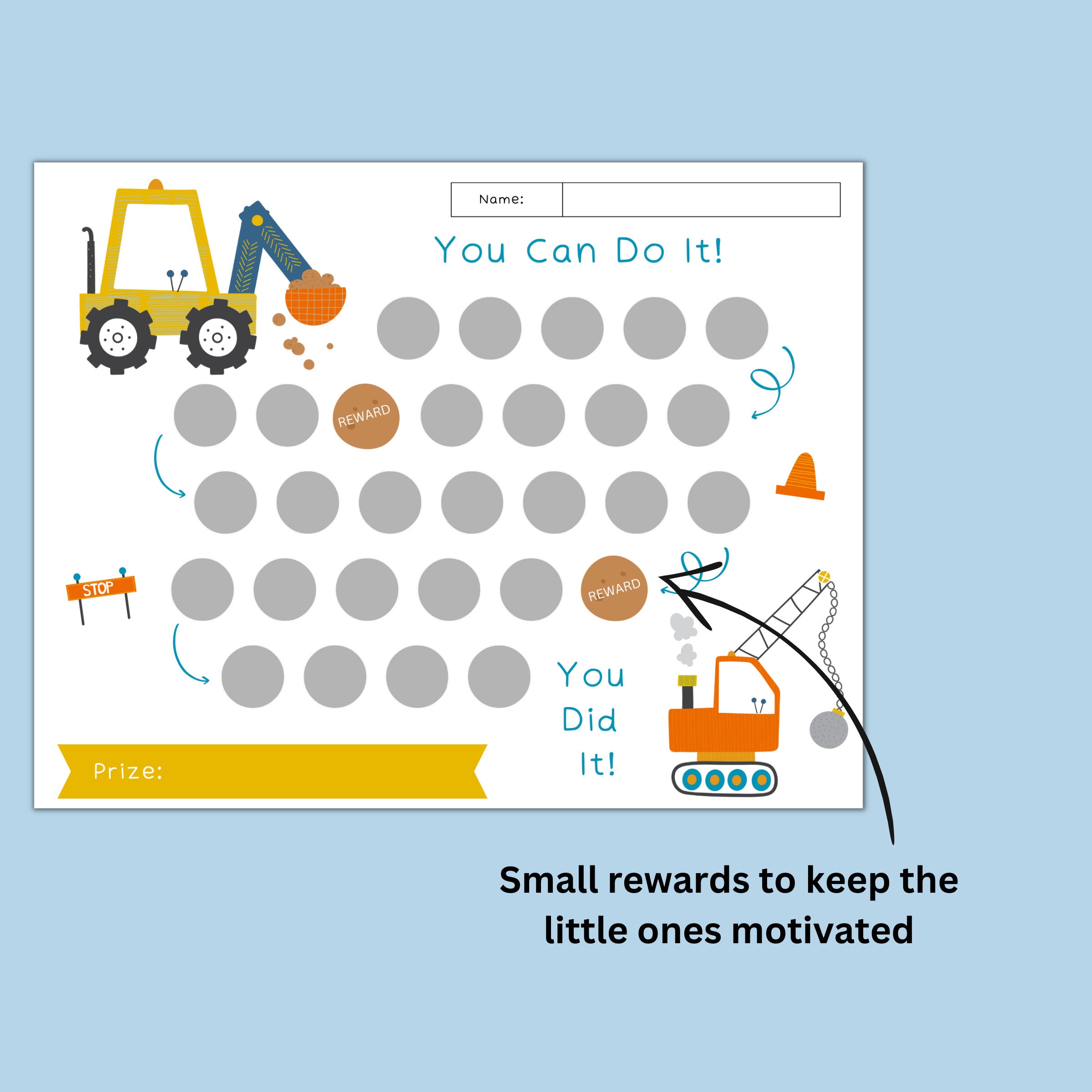 Reward Chart for Kids | Potty Training Chart | Chore Chart for Kids ...