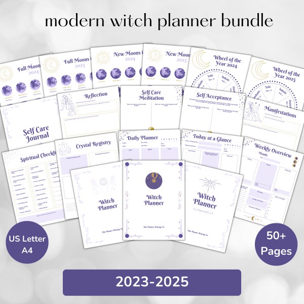 Witch 2025 Planner Etsy