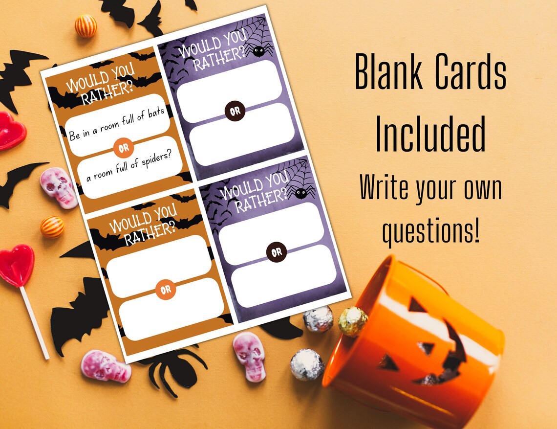Halloween Party Game Printable Adult Games Halloween Game - Etsy
