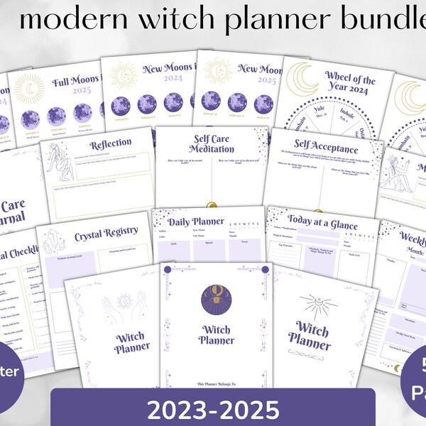 2025 Witch Planner Etsy