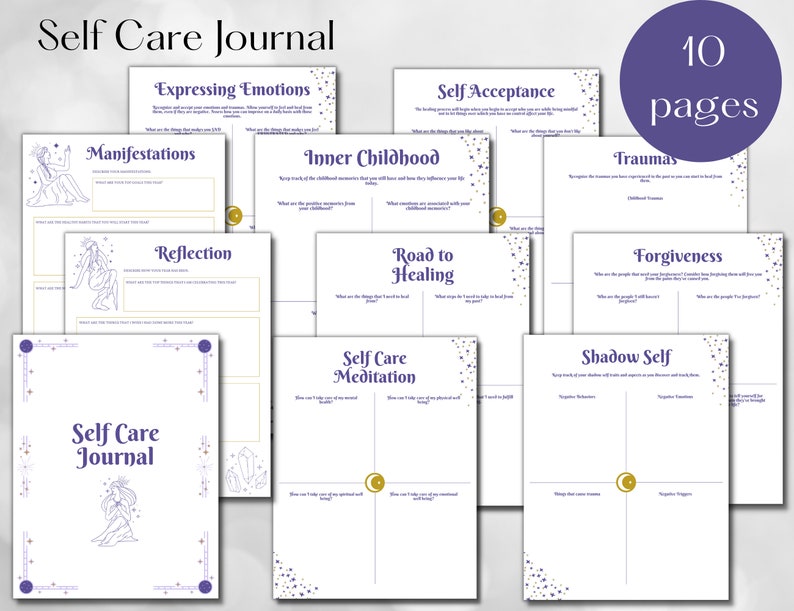 Modern Witch Planner Printable Bundle 2023 Witch Planner Etsy