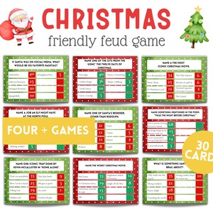 Christmas Friendly Feud | Christmas Party Games | Christmas Trivia | Holiday Family Game