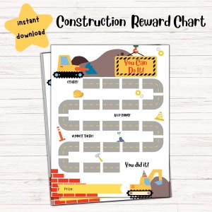 Reward Chart for Kids | Printable Reward Chore Chart | Potty Training Chart | Printable Reward Chart | Fun Sticker Chart