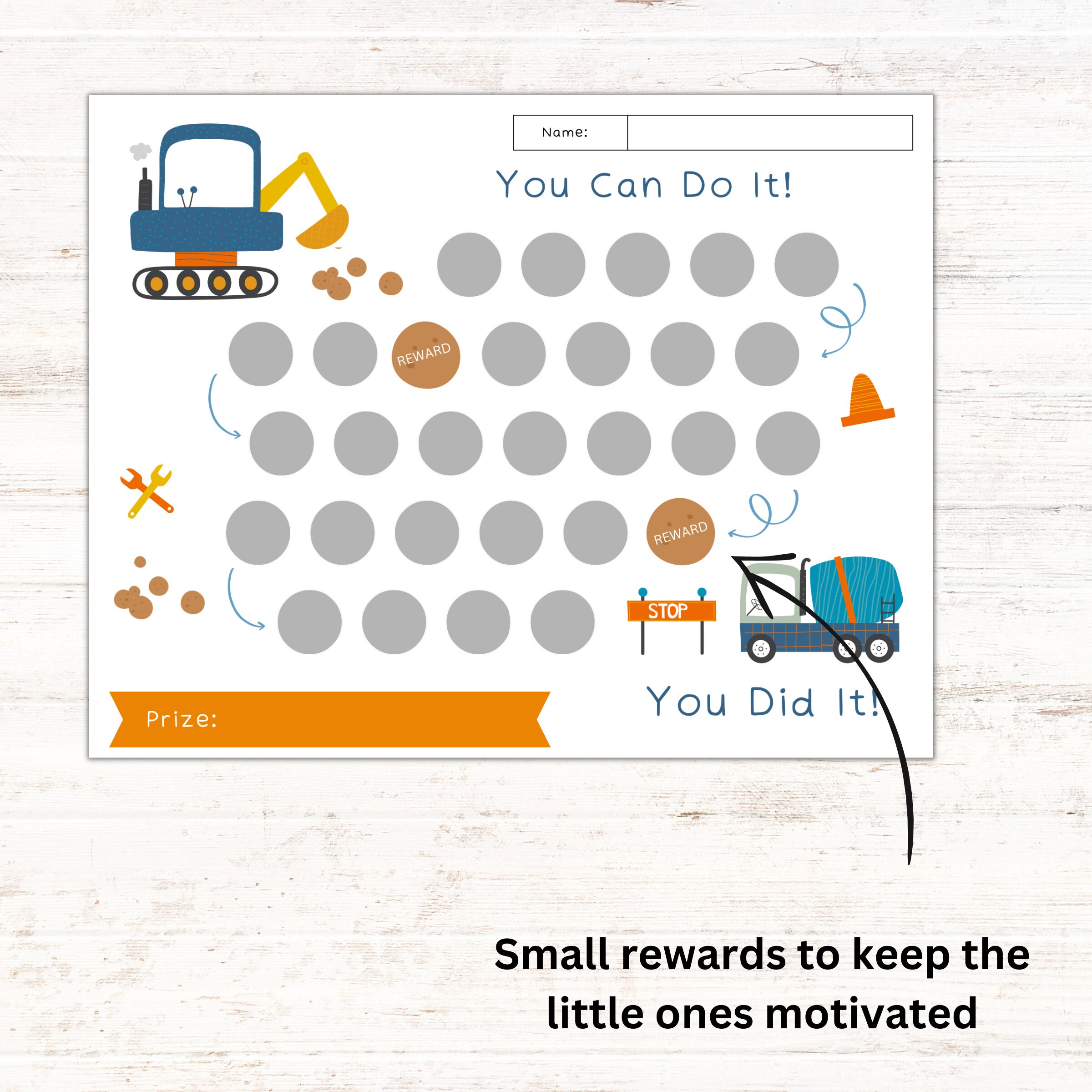 Reward Chart for Kids Potty Training Chart Chore Chart for Kids ...