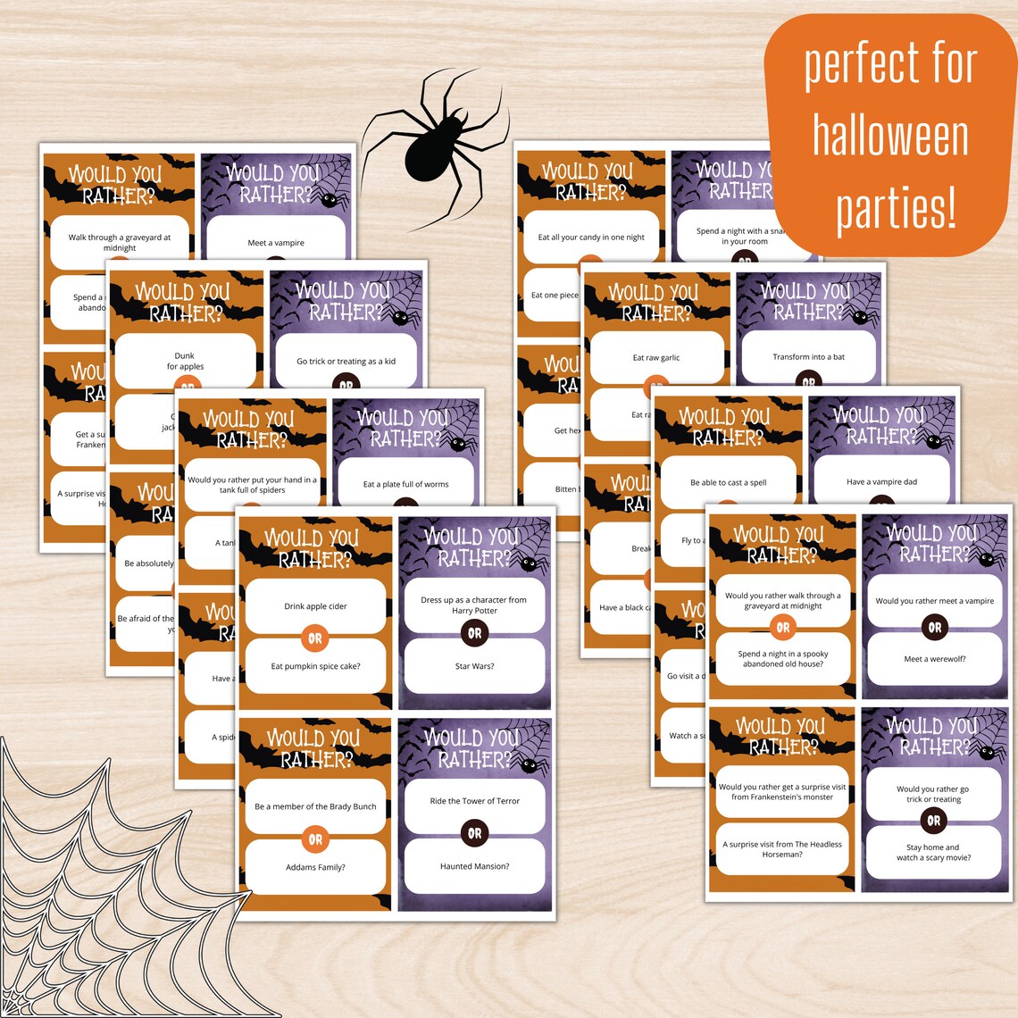 Halloween Party Game Printable Adult Games Halloween Game for Kids ...