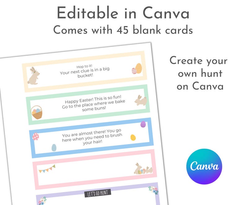 Easter Egg Scavenger Hunt Clues | Printable Treasure Hunt for Kids | Indoor and Outdoor Scavenger Hunt | Easter Games for Kids image 8
