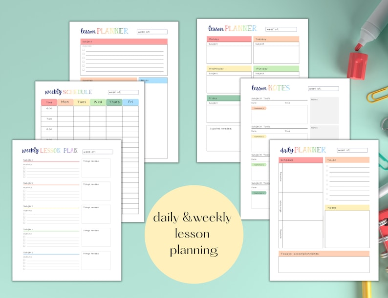 Homeschool Planner Printable Homeschool Curriculum - Etsy