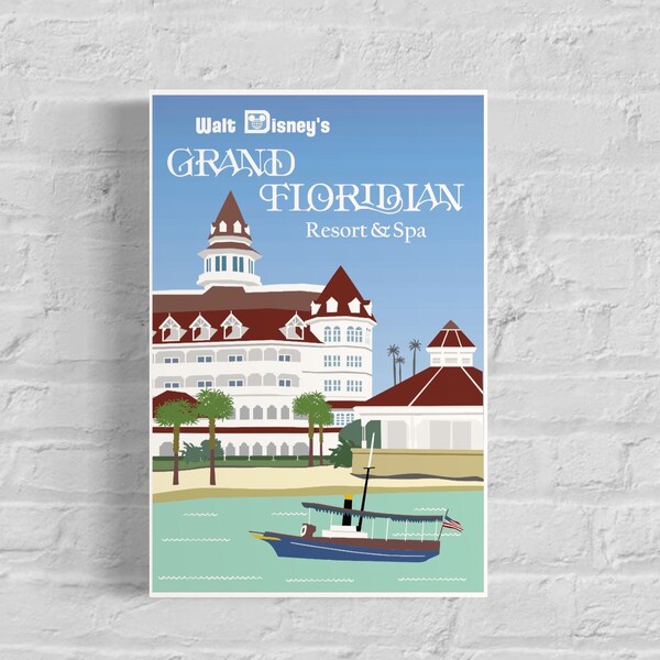 Walt Disney World Grand Floridian Resort Poster