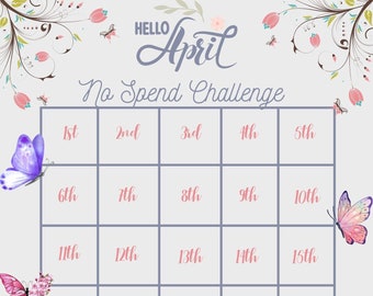 April No Spend Challenge