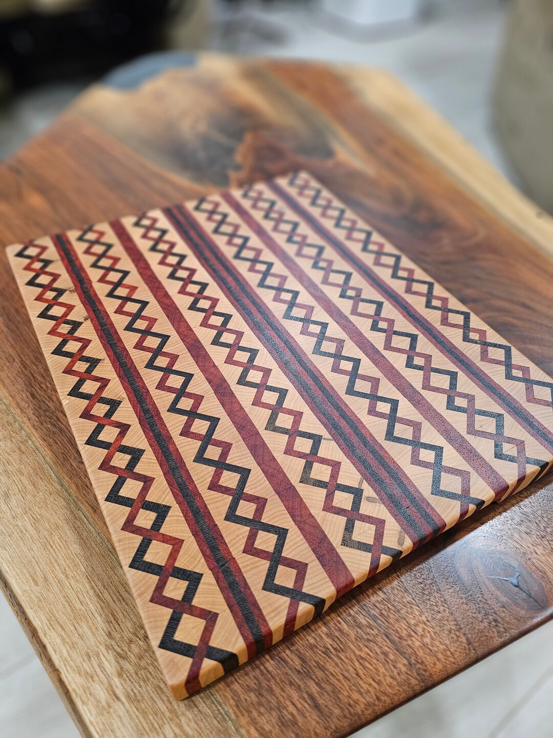 Criss Cross Cutting Board Etsy