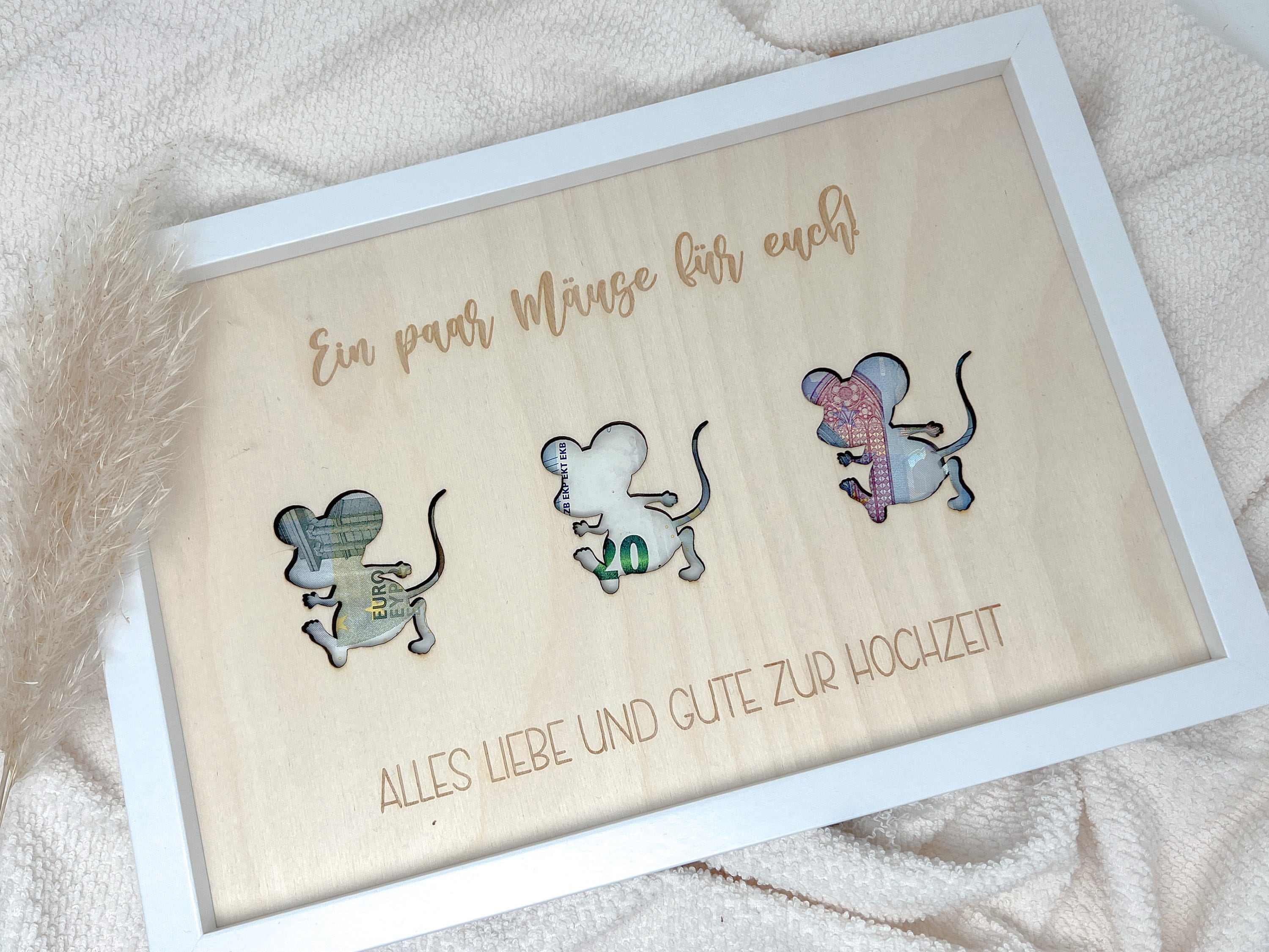 Geldgeschenk Hochzeit Mäuse Abschiedsgeschenk Etsy.de