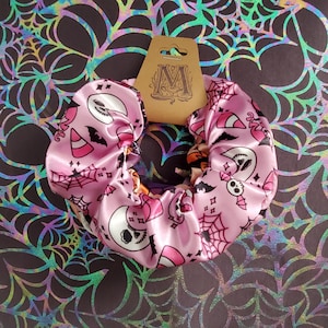 Halloween Themed Satin Scrunchies-Set of 3
