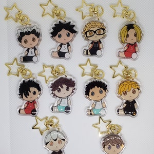Volleyball Anime Inspired Doll Charms Oikawa/Iwaizumi/Bokuto/Akaashi/Osamu/Kuuro/Kenma