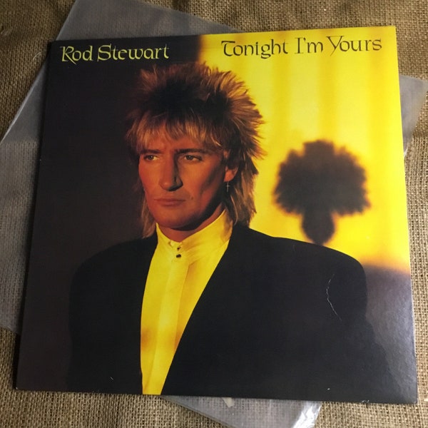 NO SCRATCHES - Rod Stewart - Tonight I’m yours - Original vinyl LP - Free Shipping