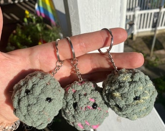 Crocheted Weed Nug Keychain