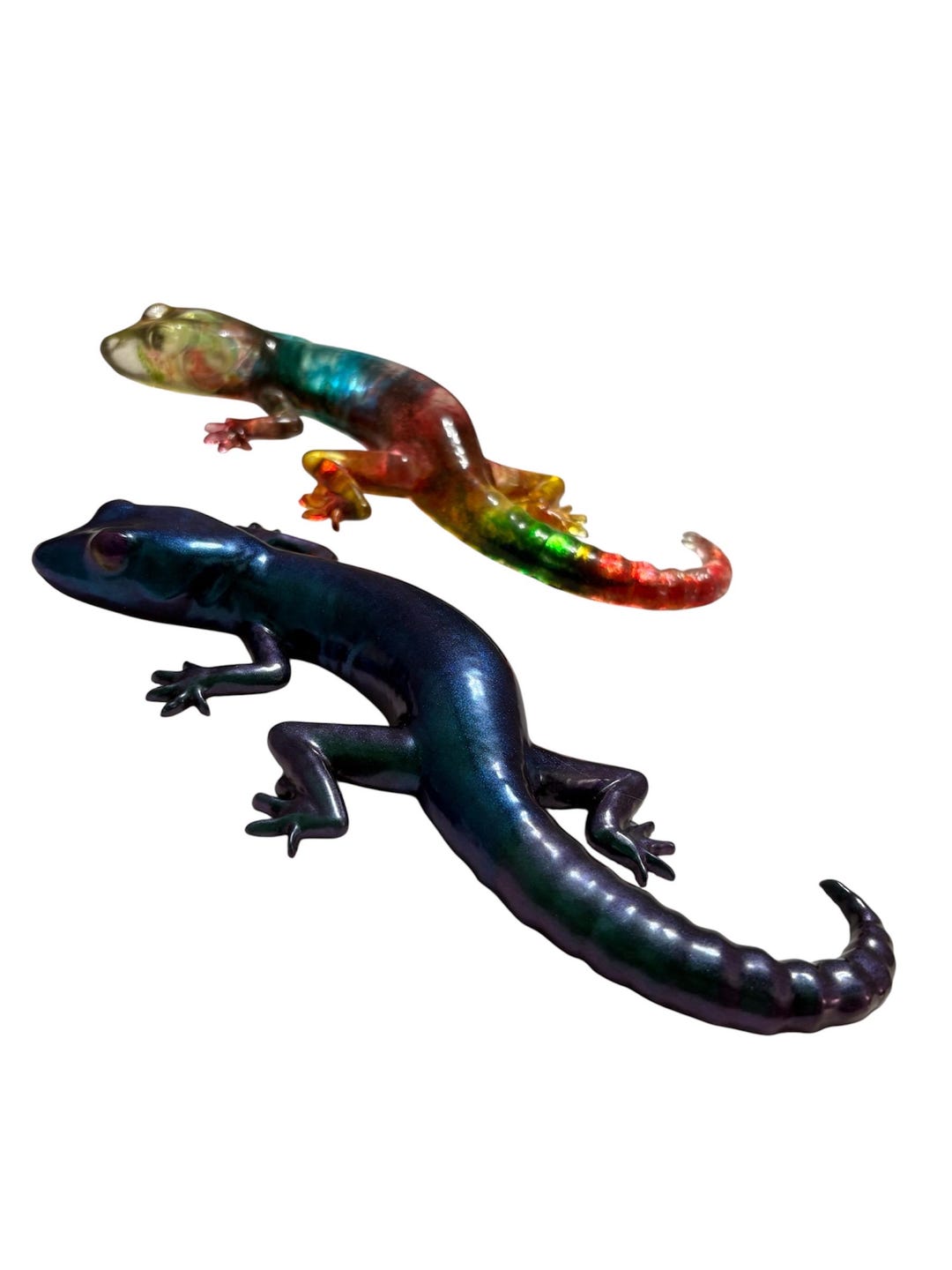 Customizable Lizard Tabletop Decor: Crystal & Botanical Options - Etsy ...