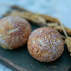 1/12 Miniature round bread, 1/12 scale, French bread, Miniature bakery, Food for dolls, Dolls food
