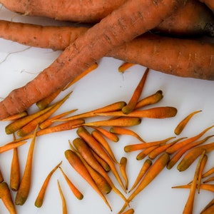Miniature carrot, Vegetables for a dollhouse, 1/6  scale, 1/12 scale, Miniature kitchen, Polymer clay vegetables