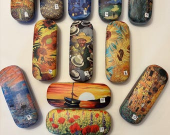 Glasses Cases (hard): Artist Van Gogh and Klimt