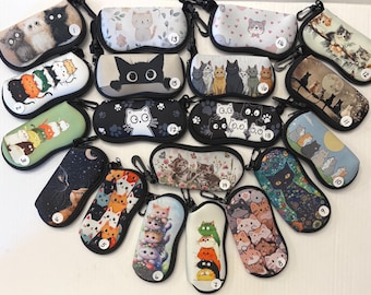 Glasses Cases, Cats soft A cat lovers dream.