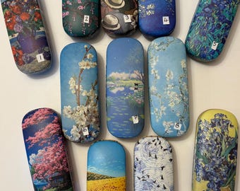 Glasses Cases (hard): Artist prints by Van Gogh,  and other impressionists