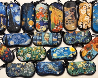 Glasses Cases (soft) Van Gogh, Klimt's and other Impressionists in that Era