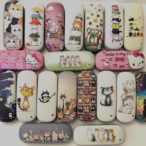 Glasses Case. Cats and Kittens Hard