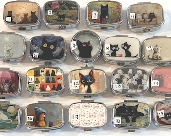 Cat Pill Box: Whimsical Feline Designs for Cat Lovers