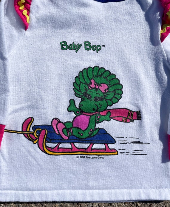 Serviette De Bain Vintage Barney The Dinosaur 1993 - 29 X 56 Pouces - Extra Large