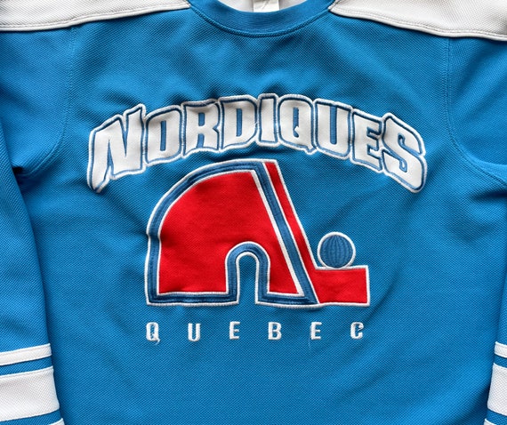 Vtg 2000s Quebec Nordiques Mighty Mac Sports NHL … - image 3