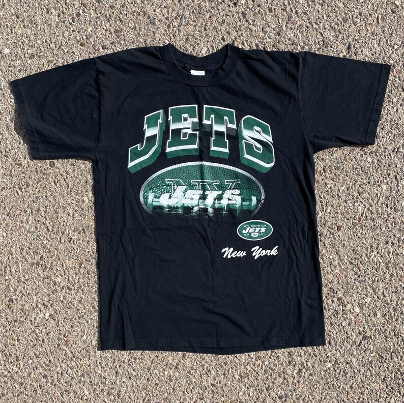 Vtg 1990s New York Jets NFL Football True Fan Tshirt Men's Size L