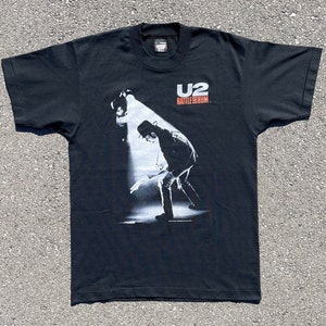 美品【ビンテージ】 U2 Rattle and Hum / バンド tシャツ RARE ! Vintage Punk Rock 1988 U2 Rattle and Hum Band Tee
