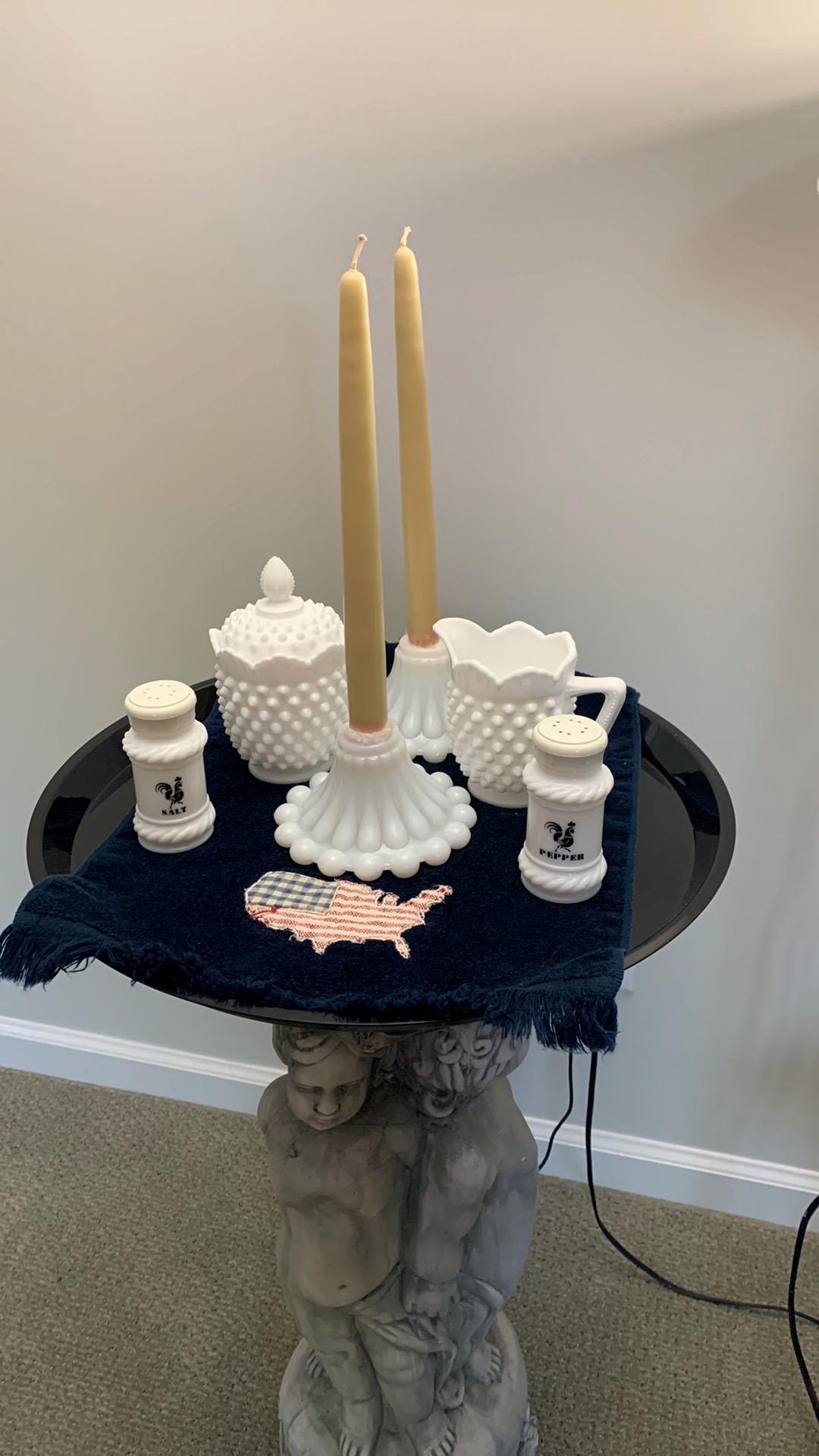 Fenton キャンドルホルダー2個セット Fenton キャンドルホルダー2個セット Fenton キャンドルホルダー