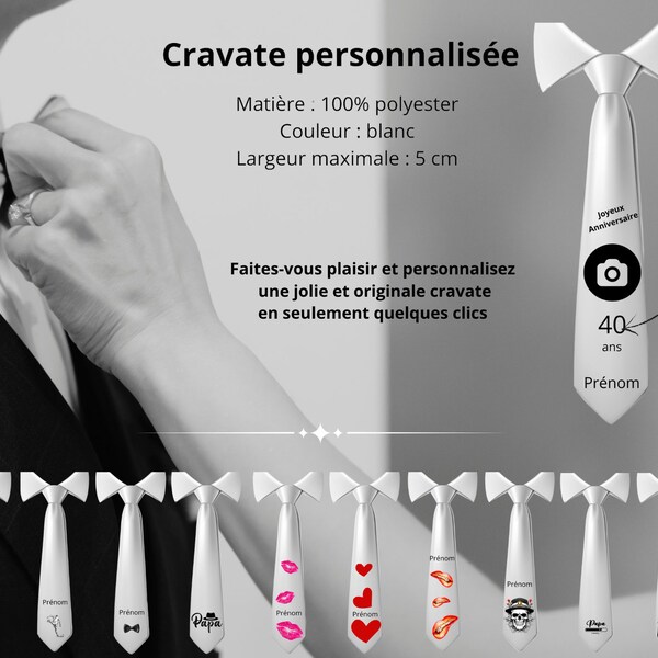 Cravate personnalisé