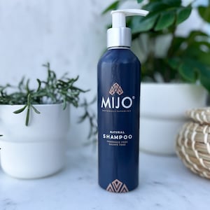 Mijo® Natural “Sensitive Skin & Scalp” Shampoo for Men:   Sulfate-Free, Fragrance-Free, 8 oz