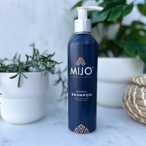 Mijo® Natürliches Shampoo „Gesundheit für mein Haar“ für Männer: Ohne Sulfate, ohne Duftstoffe, 8 oz