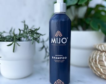 Shampoo Mijo® Natural "Health Up My Hair" per uomo: senza solfati, senza profumo, 8 oz