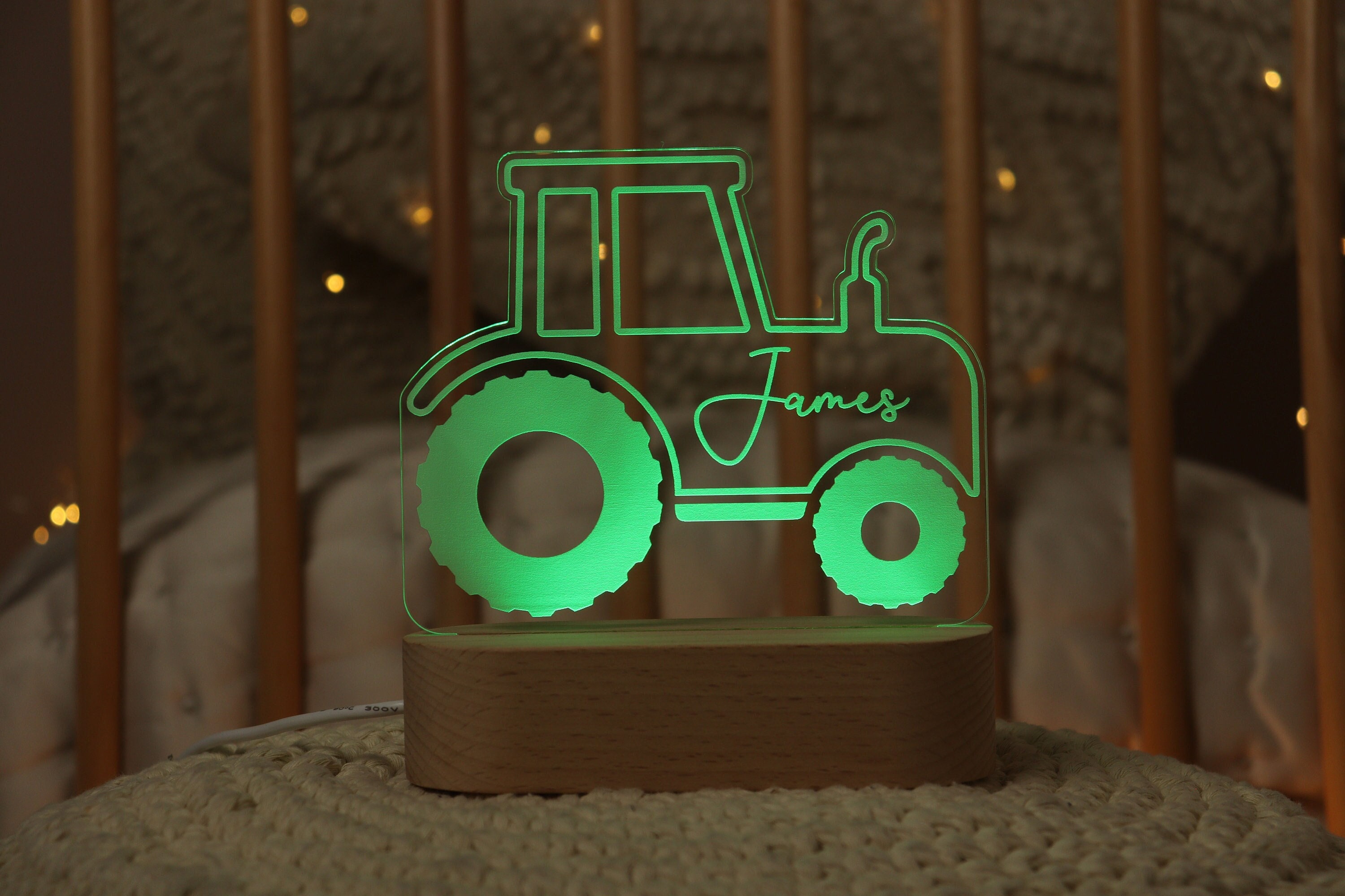 Gravur-Meister - Led Traktor Dekolampe Nachtlicht