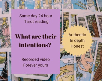 SAME DAY their intentions tarot video, psychic medium, same day tarot, psychic reading, soulmate, twinflame, romance reading, love reading