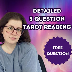Detaillierte 5 Fragen Tarot Legung, Genaue psychische Intuitive Leser, Allgemeine Legung, Same Day Career, Liebe, Zukunft, Romantik, Seelenverwandte